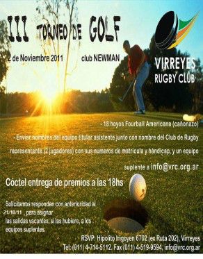 Torneo de Golf Virreyes RC