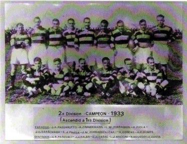 Olivos 1933, Campéon de 2da.